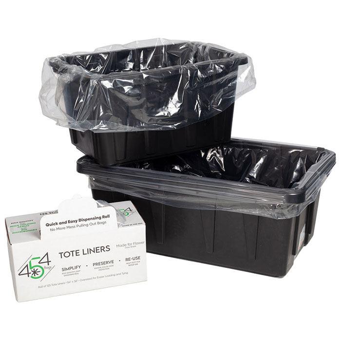 454 Bags Tote Liner, 38 Gallon 54 Inch x 36 Inch, Clear - Pack of 125 - Image 3