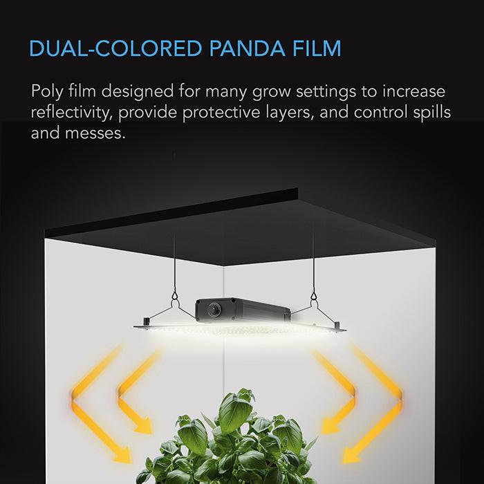 AC Infinity Black & White Reflective Panda Film, 10' x 25' - Image 4