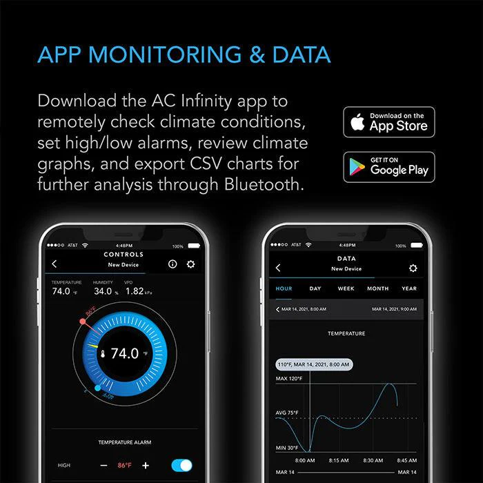 AC Infinity CLOUDCOM Smart Thermo-Hygrometer - Image 6