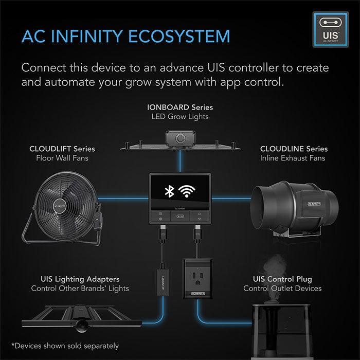 AC Infinity CLOUDLIFT S Series Floor/Wall Fan with Wireless Controller - Image 9