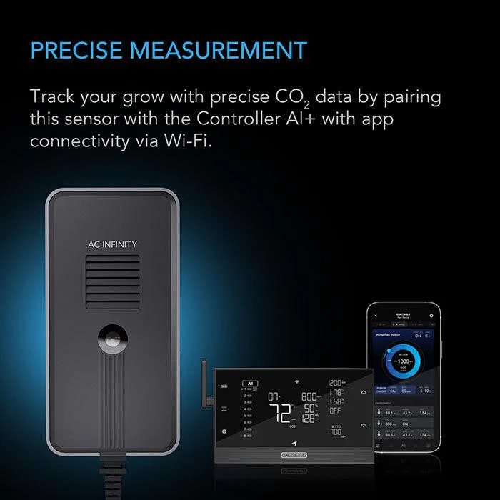 AC Infinity CO2 + Light Sensor for Controller AI+ - Image 2
