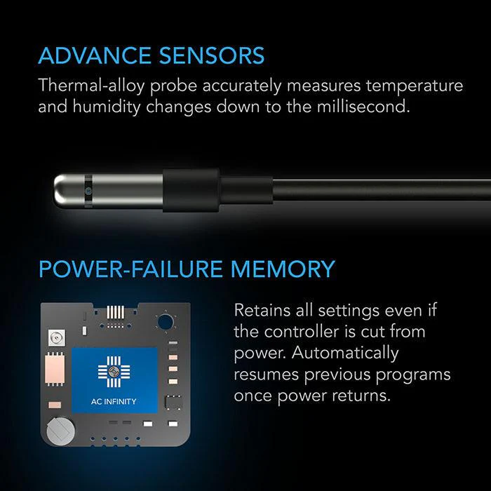 AC Infinity Controller 67 Temperature & Humidity Fan Controller - Image 3