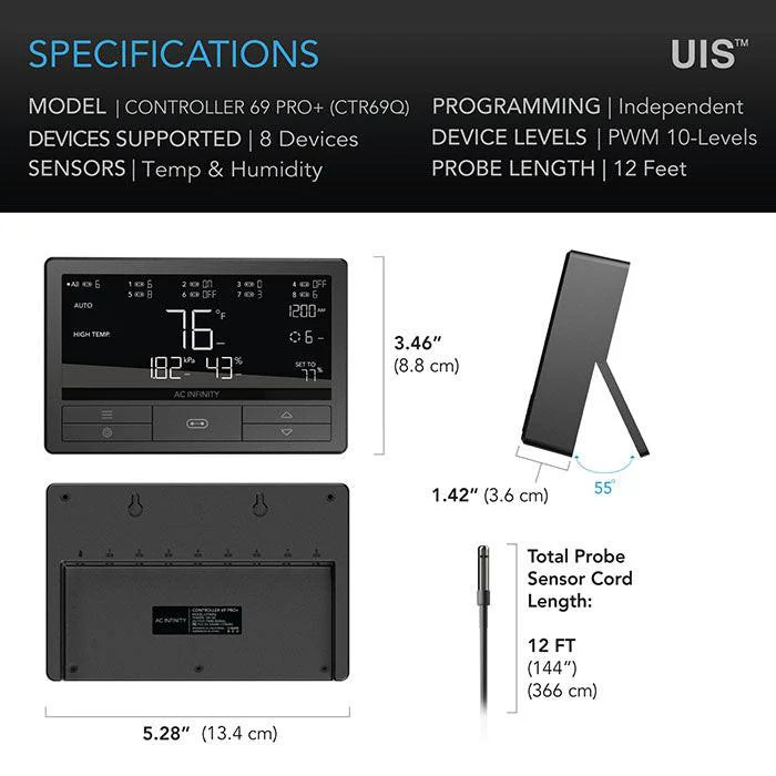 AC Infinity Controller 69 PRO+ Environment Controller - Image 6