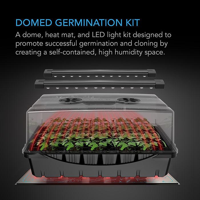 AC Infinity Germination Kit with Humidity Dome, Heat Controller and LED Grow Light Bars, 5x8 Cell Tray (40 Site) - Image 6