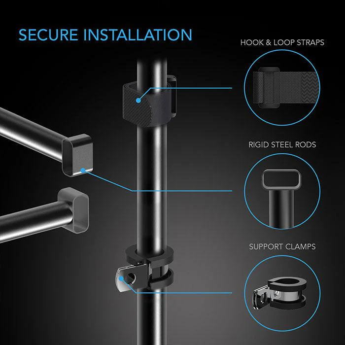 AC Infinity Grow Tent Mounting Bars For 3' x 3' CLOUDLAB Grow Tents - Image 4