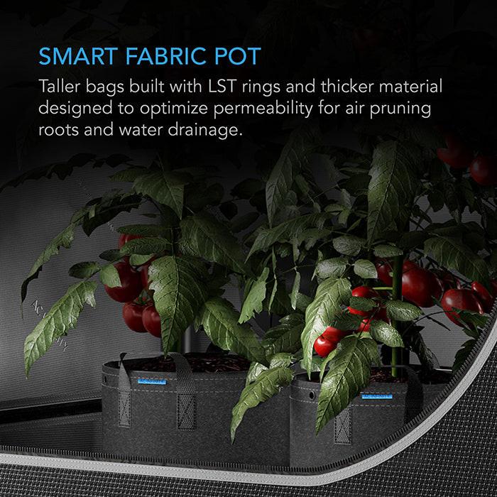 AC Infinity Heavy-Duty Fabric Pot, 15 Gallon, Pack of 5 - Image 5