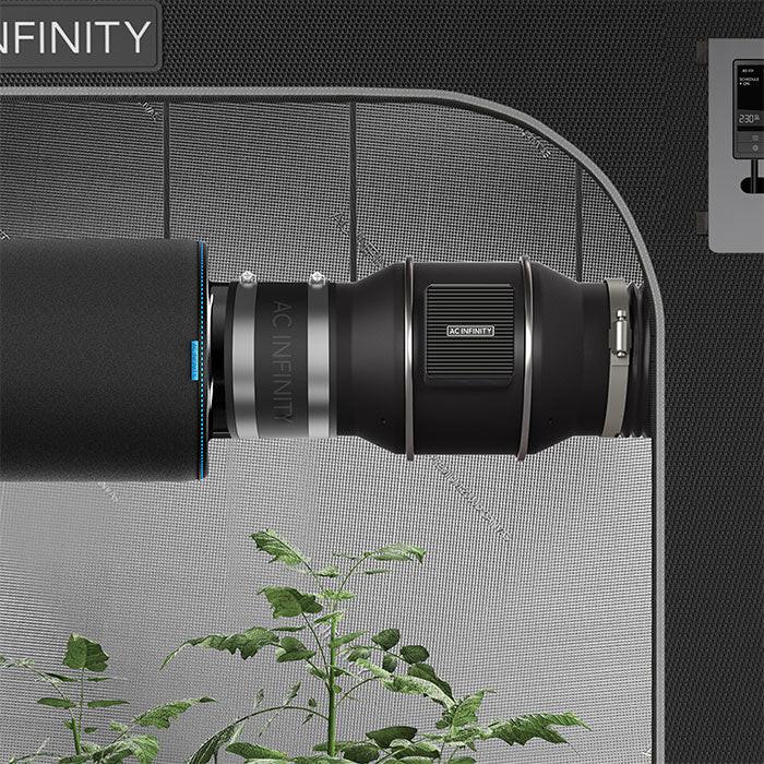 AC Infinity Noise Reduction Duct Coupler with Stainless Steel Clamps, 4" - Image 6