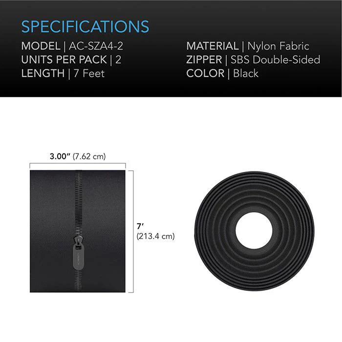 AC Infinity Peel and Stick Zipper - Image 5