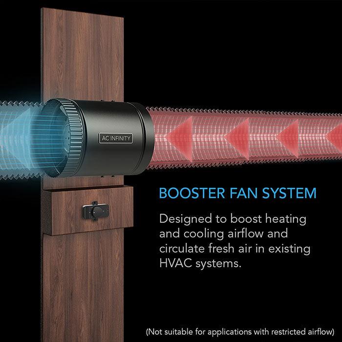AC Infinity Raxial S8 Inline Booster Duct Fan with Speed Controller, 8" - Image 2