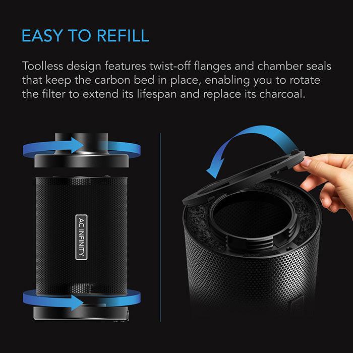 AC Infinity Refillable Carbon Filter Kit - Image 10