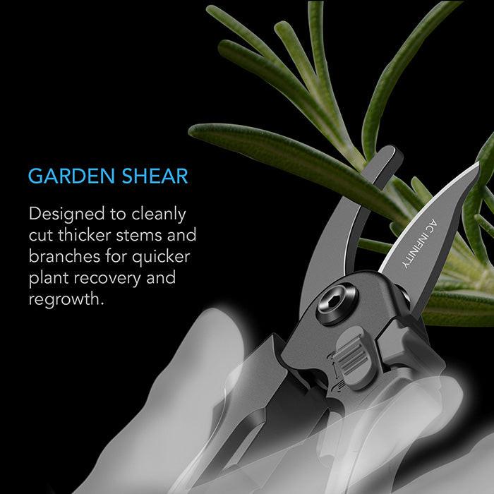 AC Infinity Stainless Steel Pruning Shear, 8" Bypass Blades - Image 4