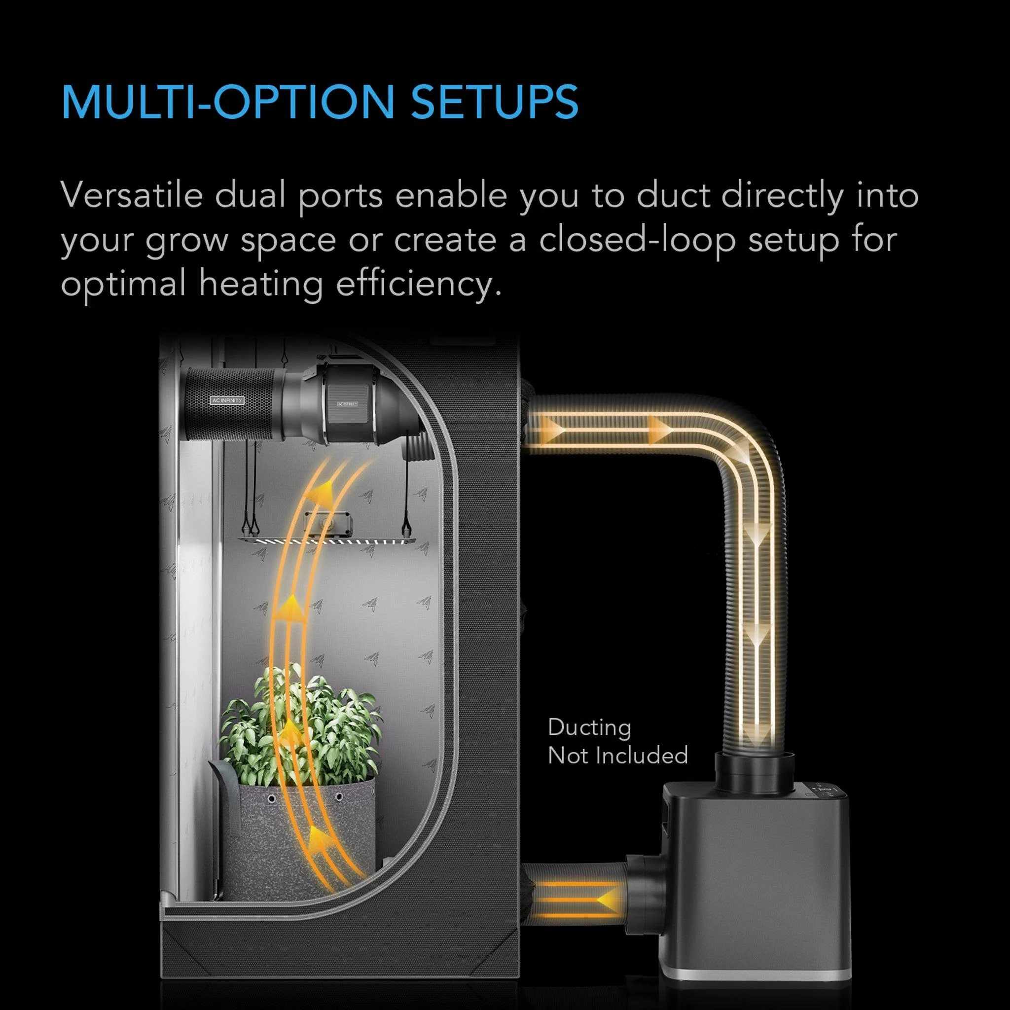 AC Infinity THERMOFORGE T7 Grow Tent Heater - Image 6
