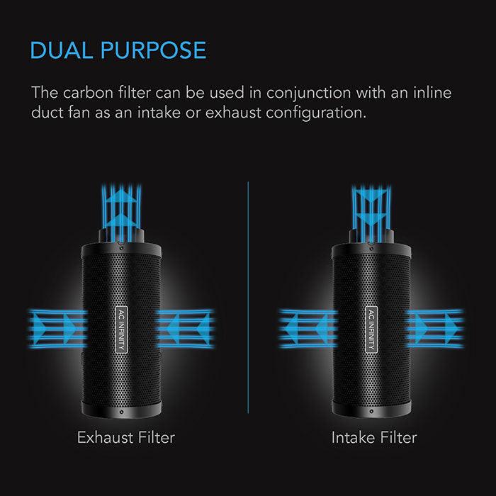 AC Infinity XL Australian Charcoal Duct Carbon Filter, 4" x 16" - 300 CFM - Image 5