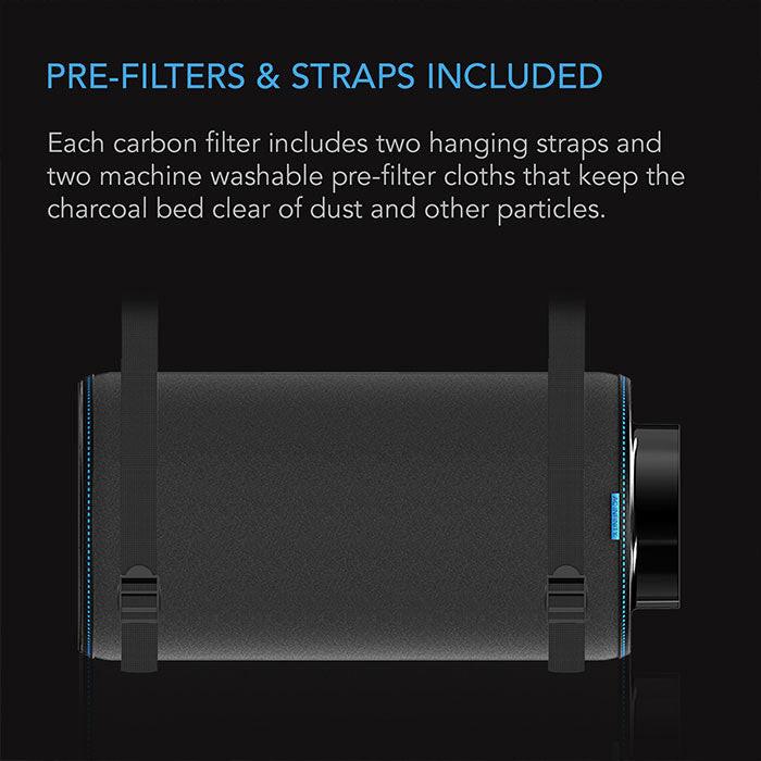 AC Infinity XL Australian Charcoal Duct Carbon Filter, 4" x 16" - 300 CFM - Image 6