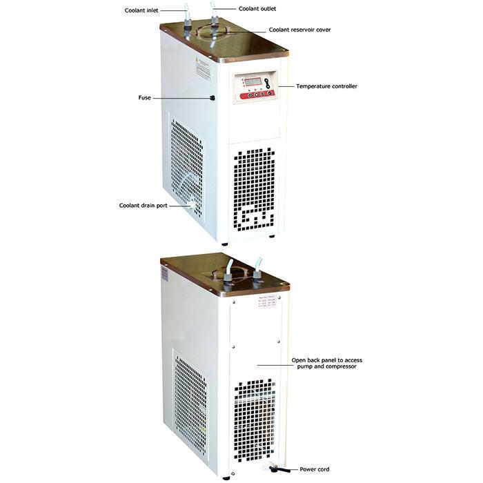 Across International -15C Compact 3L Recirculating Laboratory Chiller with Centrifugal Pump, 110V - Image 5