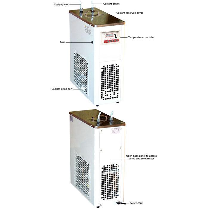Across International -15C Compact 3L Recirculating Laboratory Chiller with Centrifugal Pump - UL/CSA Certified, 110 Volt - Image 3