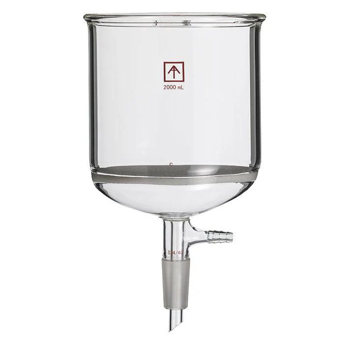 Across International 24/40 Heavy Wall 2000mL Buchner Funnel with 40-80 Micron Frit