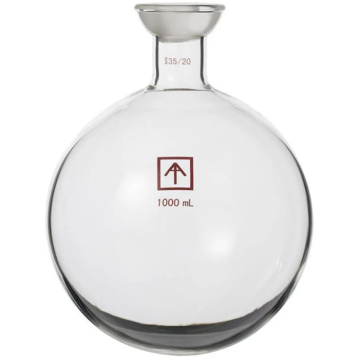 Across International 35/20 Heavy Wall Round Bottom Receiving Flask, 1000mL