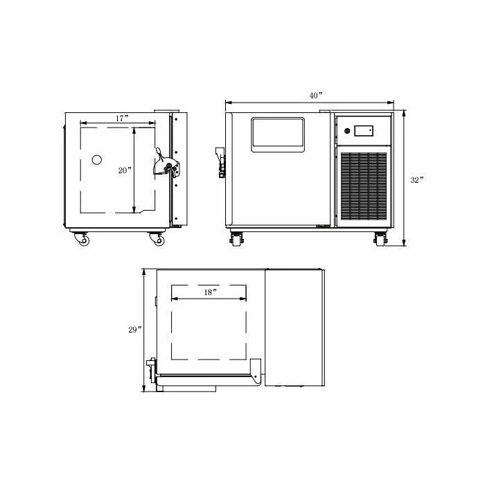 Across International Glacier 4 CF -86°C Ultra-Low Upright Freezer, 110 Volt - Image 4