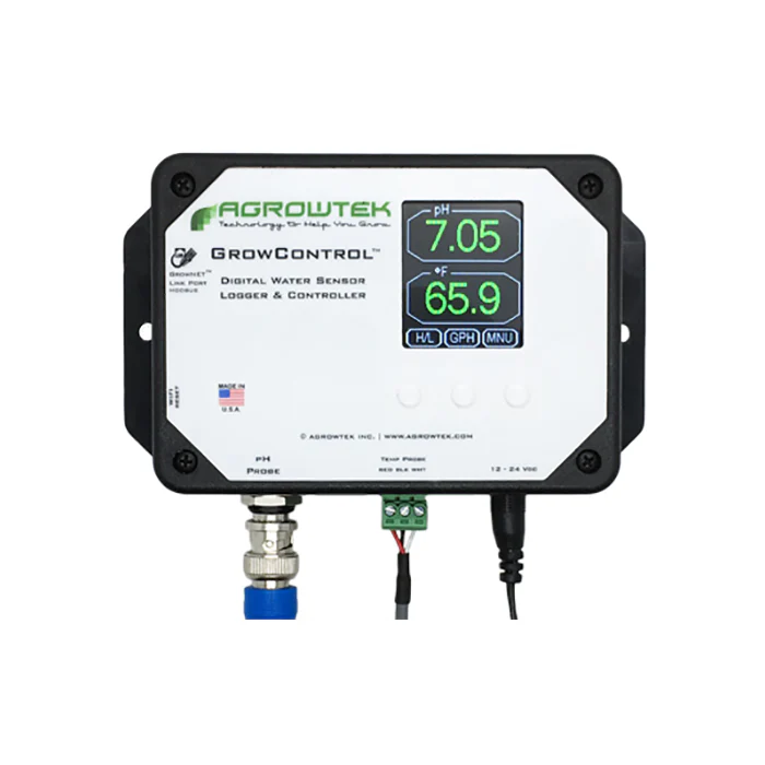 Agrowtek GrowControl MPX AgrowDose Mini pH Dosing System With Single Peristaltic Pump & Temperature, pH Sensor - Image 2