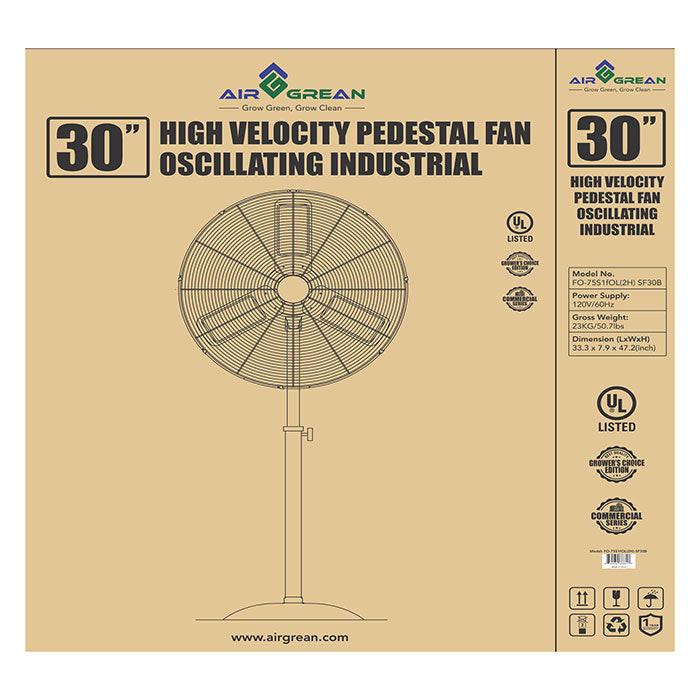 AirGrean High Velocity Oscillating Pedestal Fan - Image 6