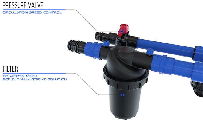 Alien Hydroponics V-System 15 Pot RDWC Hydroponic System - Image 9