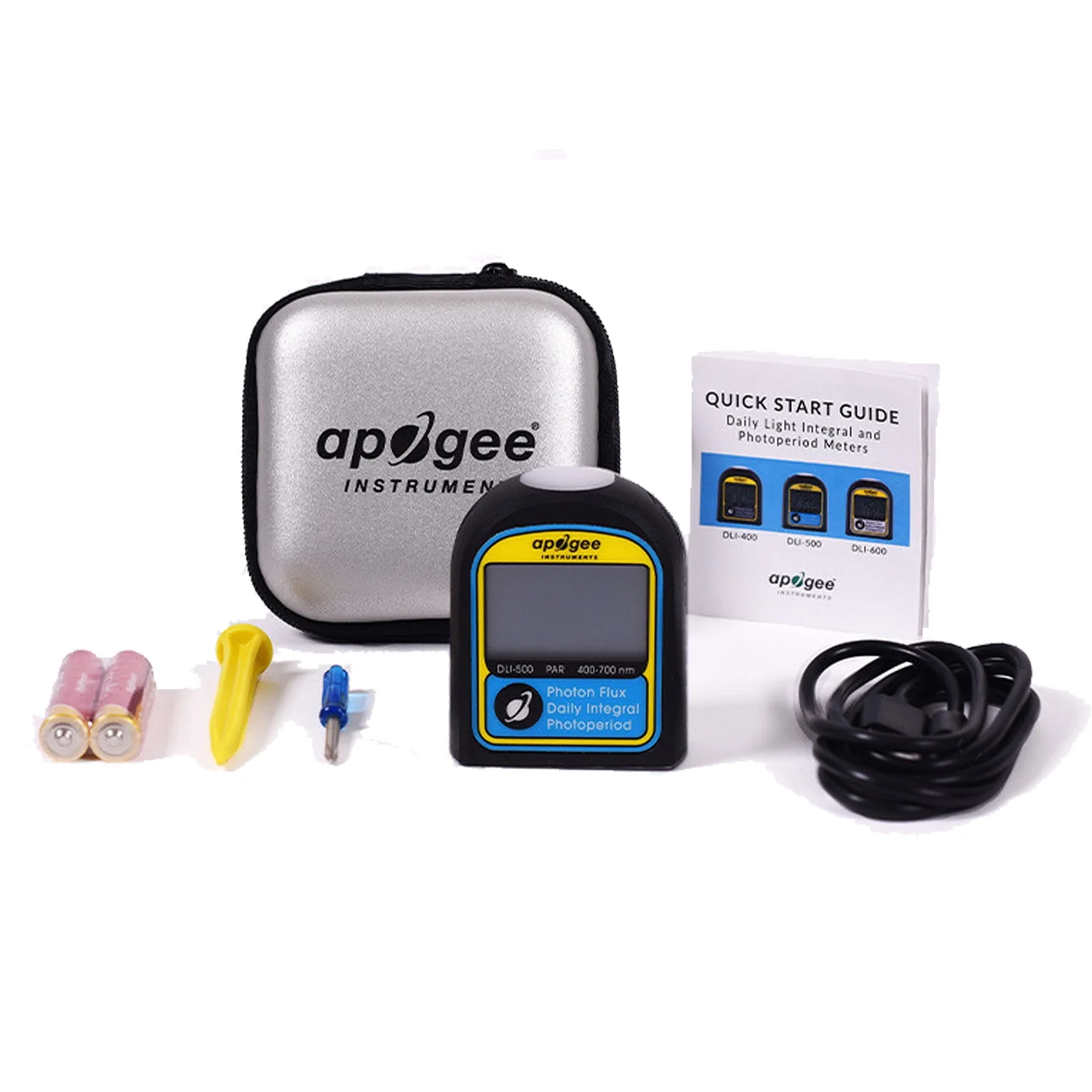 Apogee Instruments DLI-500 Full-Spectrum, PAR, Daily Light Integral, and Photoperiod Meter (400-700 nm) - Image 5