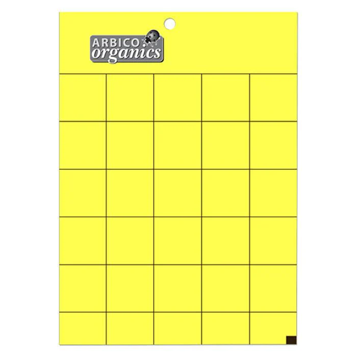 ARBICO Organics YELLOW Pest Insect Traps, 5 Inch x 7 Inch - Pack of 10