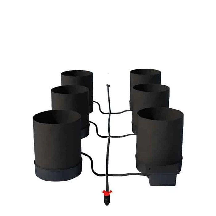 AutoPot 6 Pot GeoPot Watering System with 5 Gallon GeoPots, No Tank