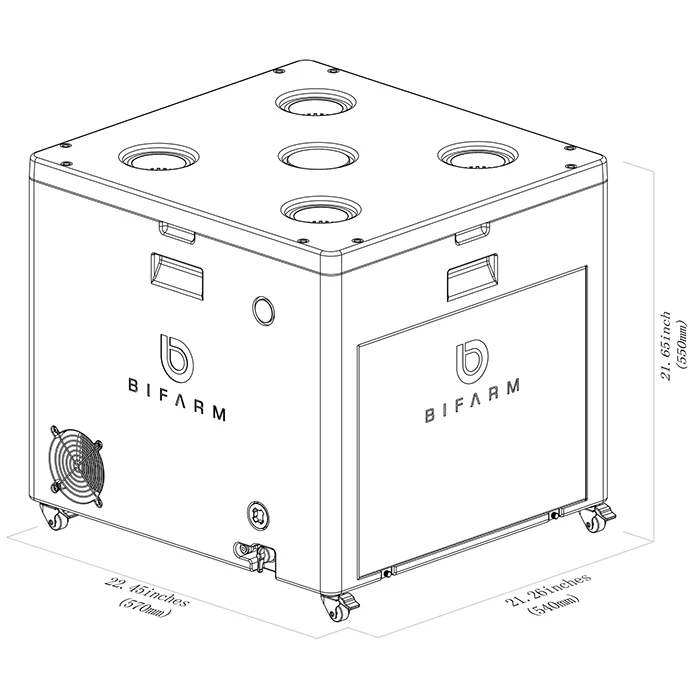 Bifarm Tech AeroXPS PRO Aeroponic Grow System With Integrated Climate Control - Image 5
