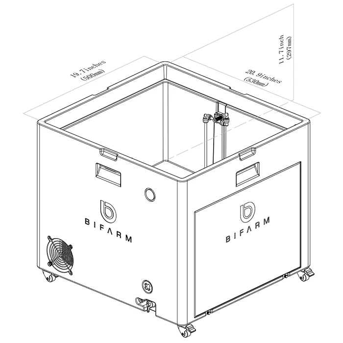 Bifarm Tech AeroXPS PRO Aeroponic Grow System With Integrated Climate Control - Image 6