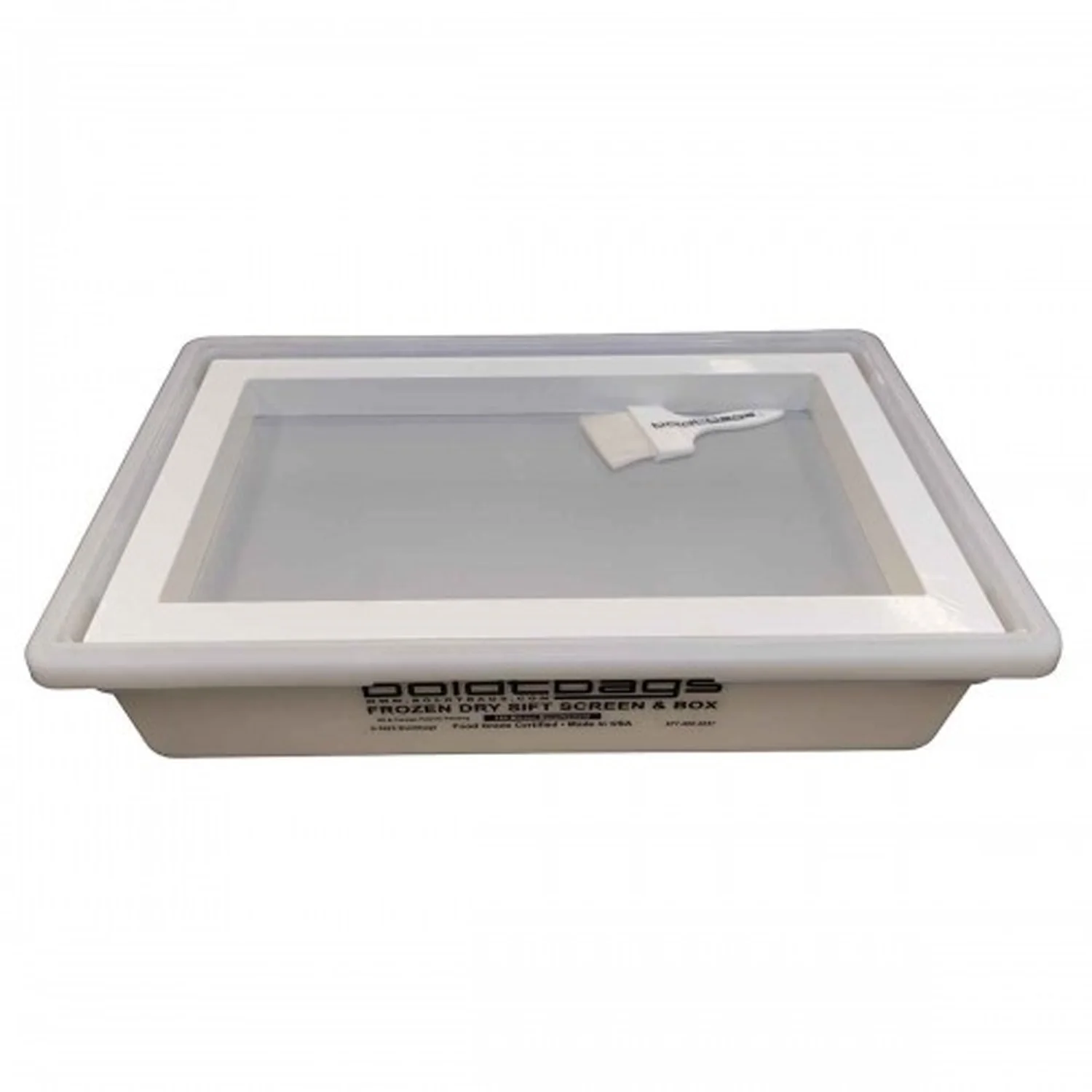BoldtBags Frozen Dry Sift Keif Box with Brush