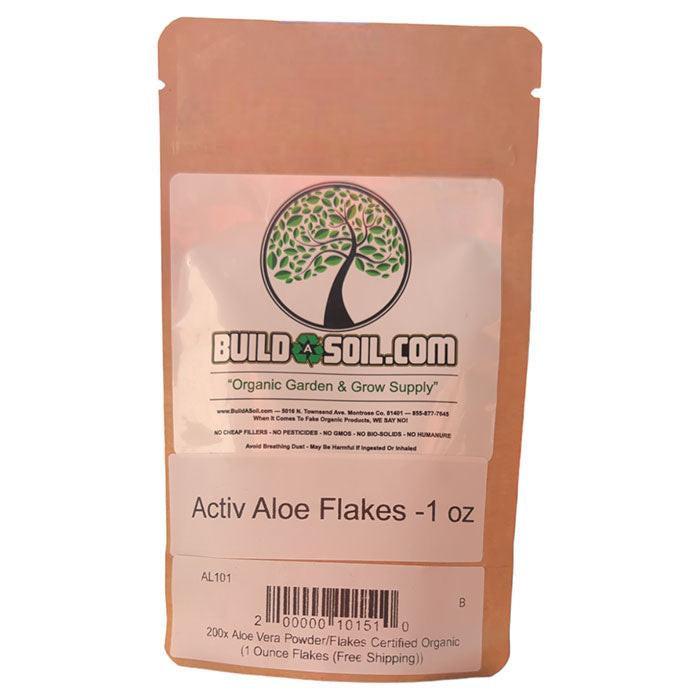 BuildASoil 200x Certified Organic Aloe Vera Powder Flakes - Image 3