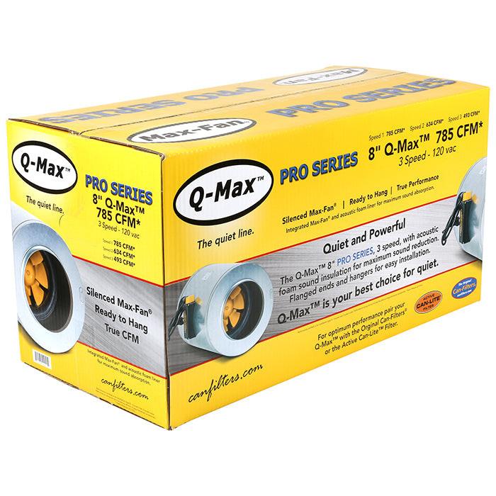 Can-Fan Q-Max Pro Series Inline Fan, 8 Inch - 785 CFM - Image 3