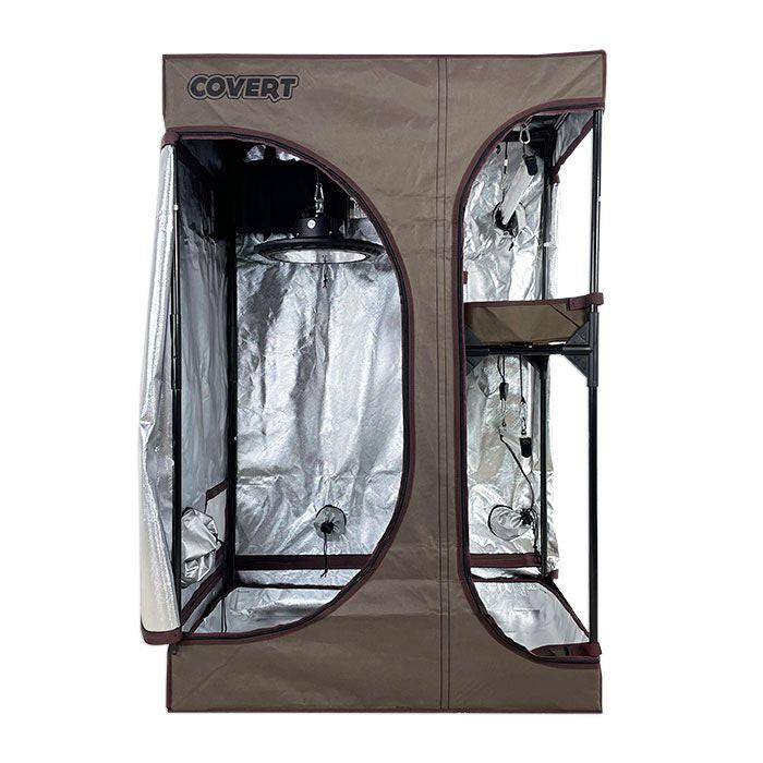 Covert 2' x 3' Perpetual Harvest Multi-Chamber 150 Watt UFO LED Grow Tent Kit With Automated Ventilation Package - Image 5