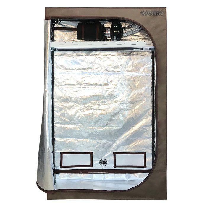 Covert 2' x 4' Fluorescent T5 Grow Tent Kit With Automated Ventilation Package - Image 2