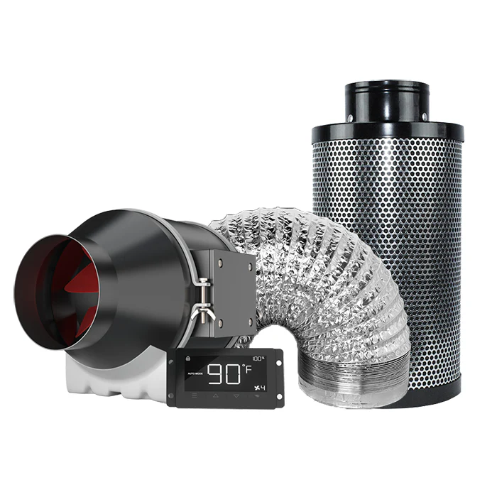 Covert 3' x 4' Perpetual Harvest Multi-Chamber T5 Grow Tent Kit With Automated Ventilation Package - Image 8