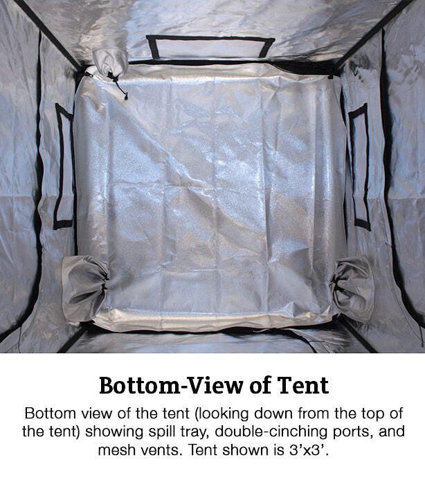 Covert 4' x 4' 250 Watt LED-X Grow Tent Kit With Automated Ventilation Package - Image 18