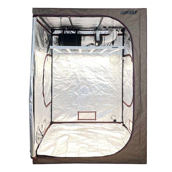 Covert 4' x 4' 630 Watt LED PRO Grow Tent Kit With Automated Ventilation Package - Image 5