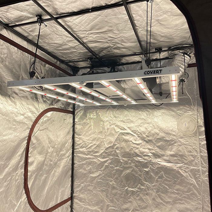 Covert 4' x 4' 630 Watt LED PRO Grow Tent Kit With Automated Ventilation Package - Image 6