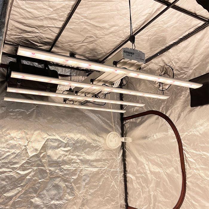 Covert 5' x 5' 500 Watt LED-X Grow Tent Kit With Automated Ventilation Package - Image 4