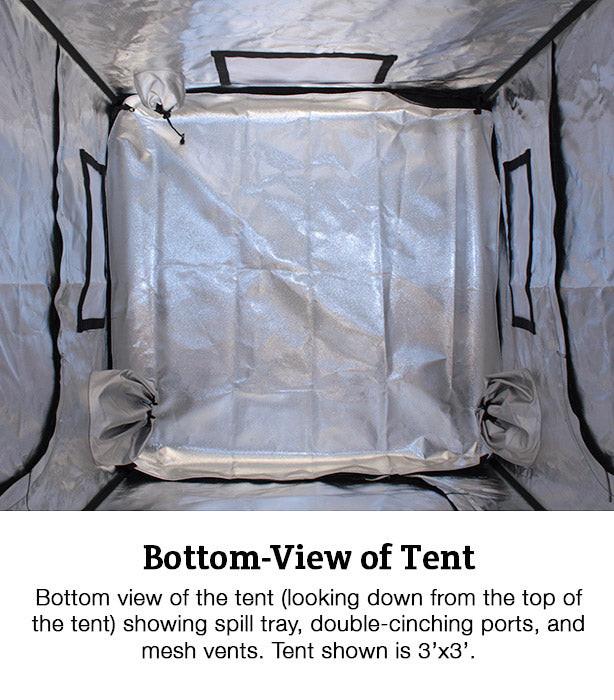 Covert 5' x 5' Scynce LED Raging Kush 2.0 650 Watt Grow Tent Kit With Automated Ventilation Package - Image 5