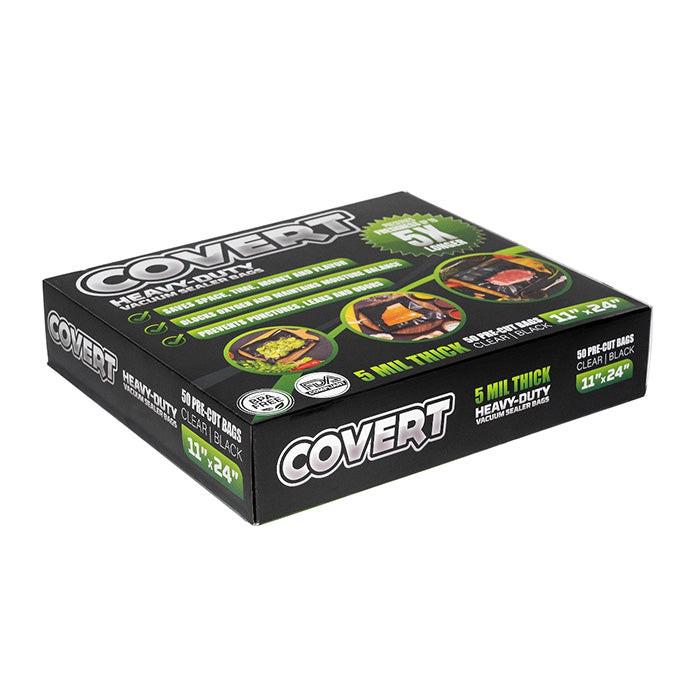 Covert Vacuum Seal Bags, Black/Clear, 15 in. x 20 in., Pack of 50 - Image 3