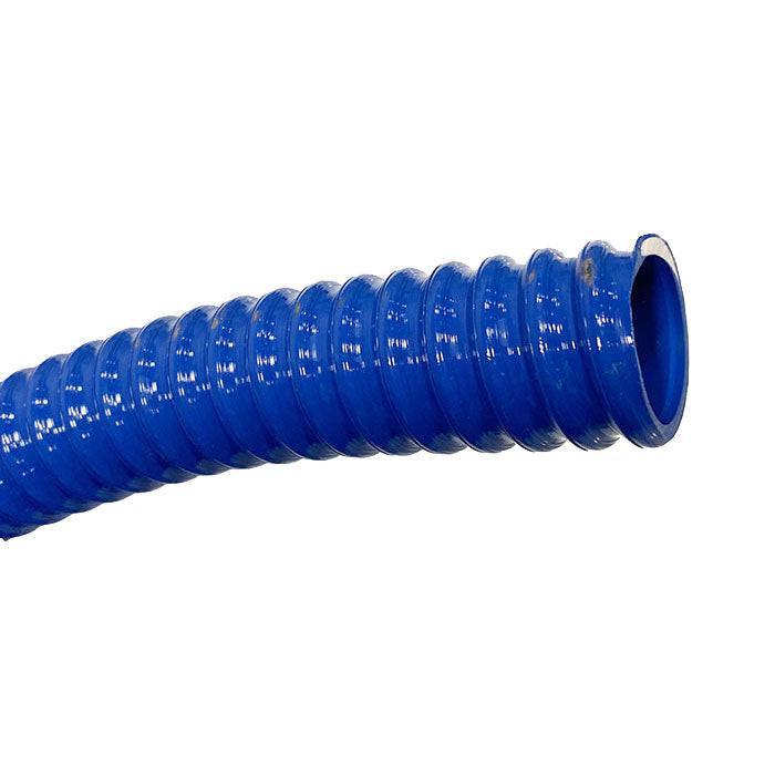 Current Culture 1" Heavy Duty Corrugated Return Water Hose, 50 ft. - Blue - Image 2