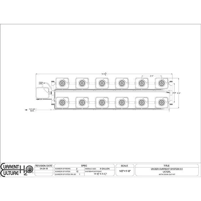 Current Culture Under Current UCXL RDWC System, 12-Site, 2-Row - Image 6