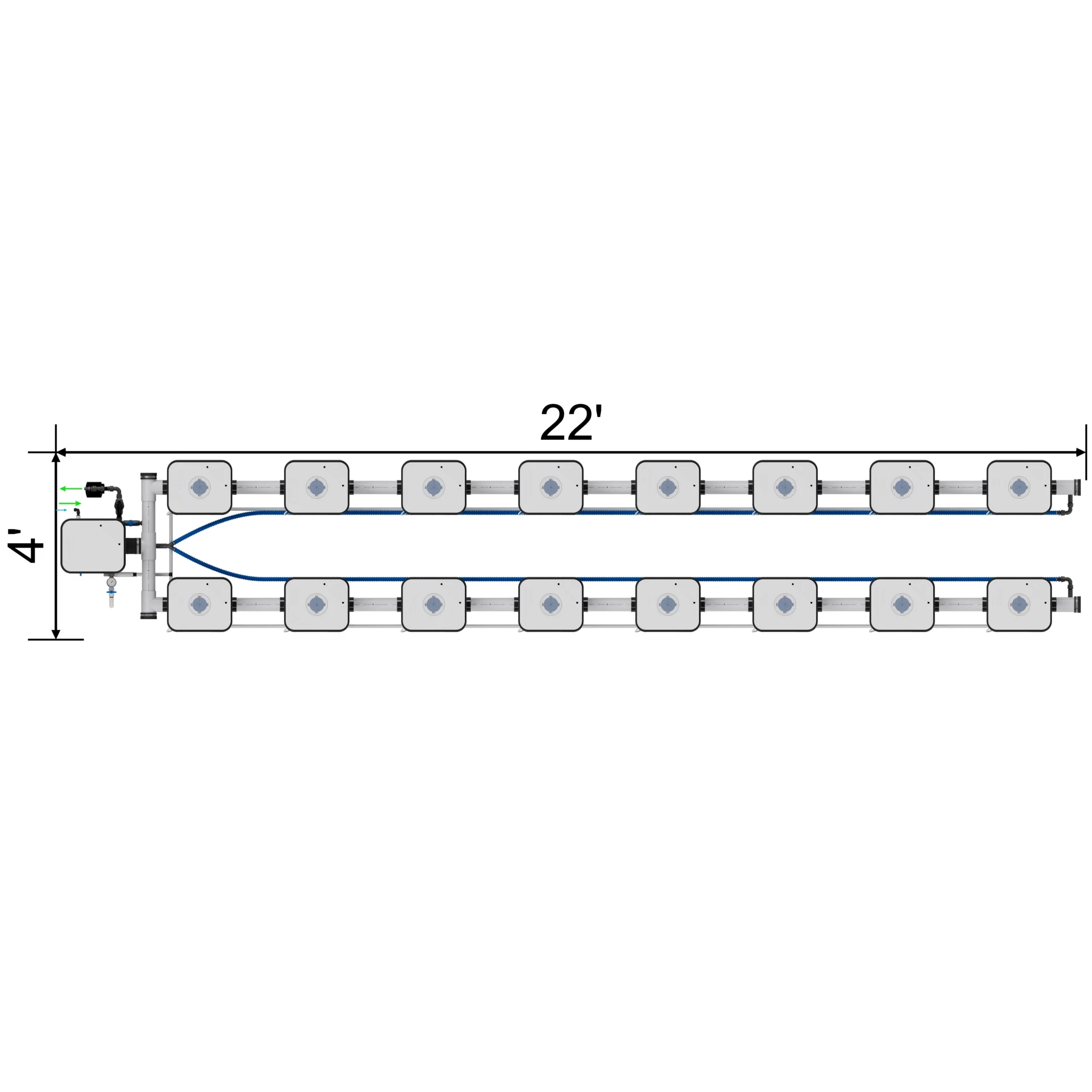 Current Culture Under Current UCXL13 RDWC System, 16-Site, 2-Row - Image 6