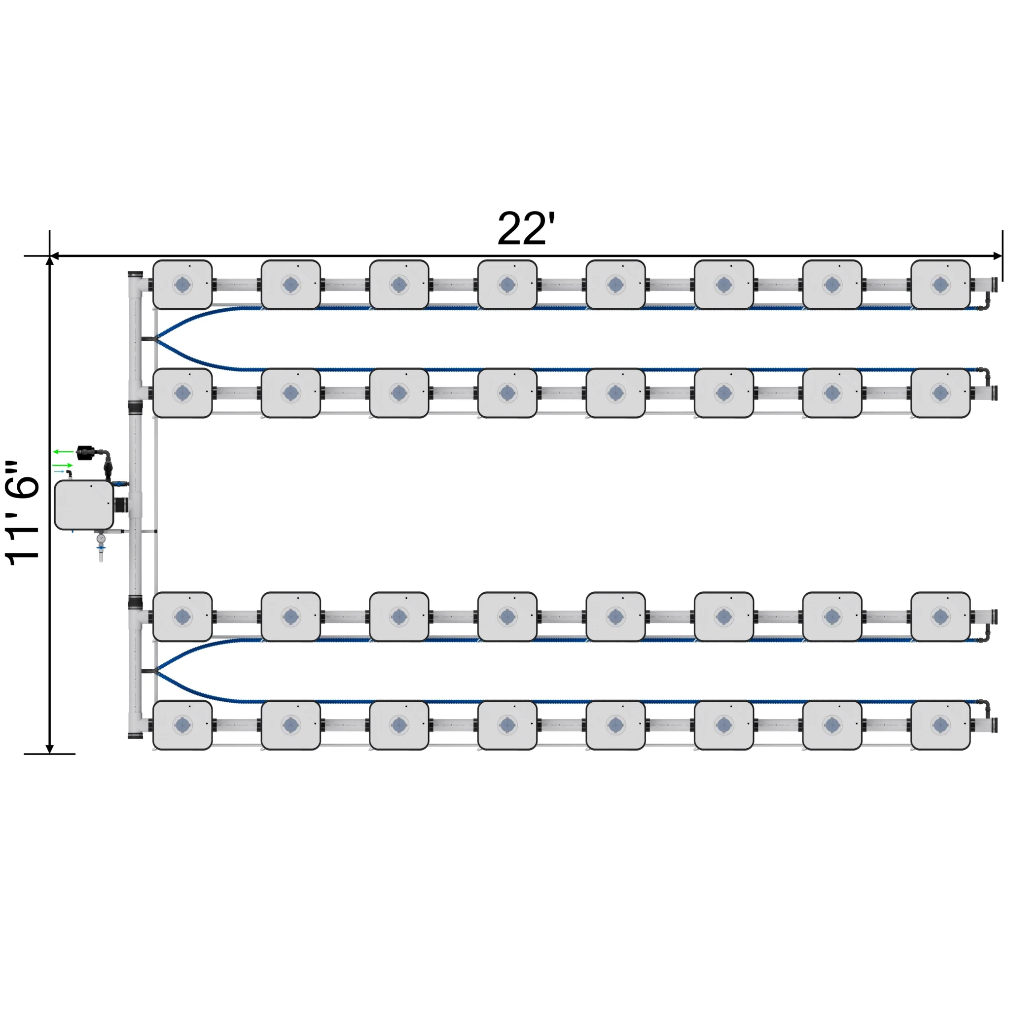 Current Culture Under Current UCXL13 RDWC System, 32-Site, 4-Row - Image 6