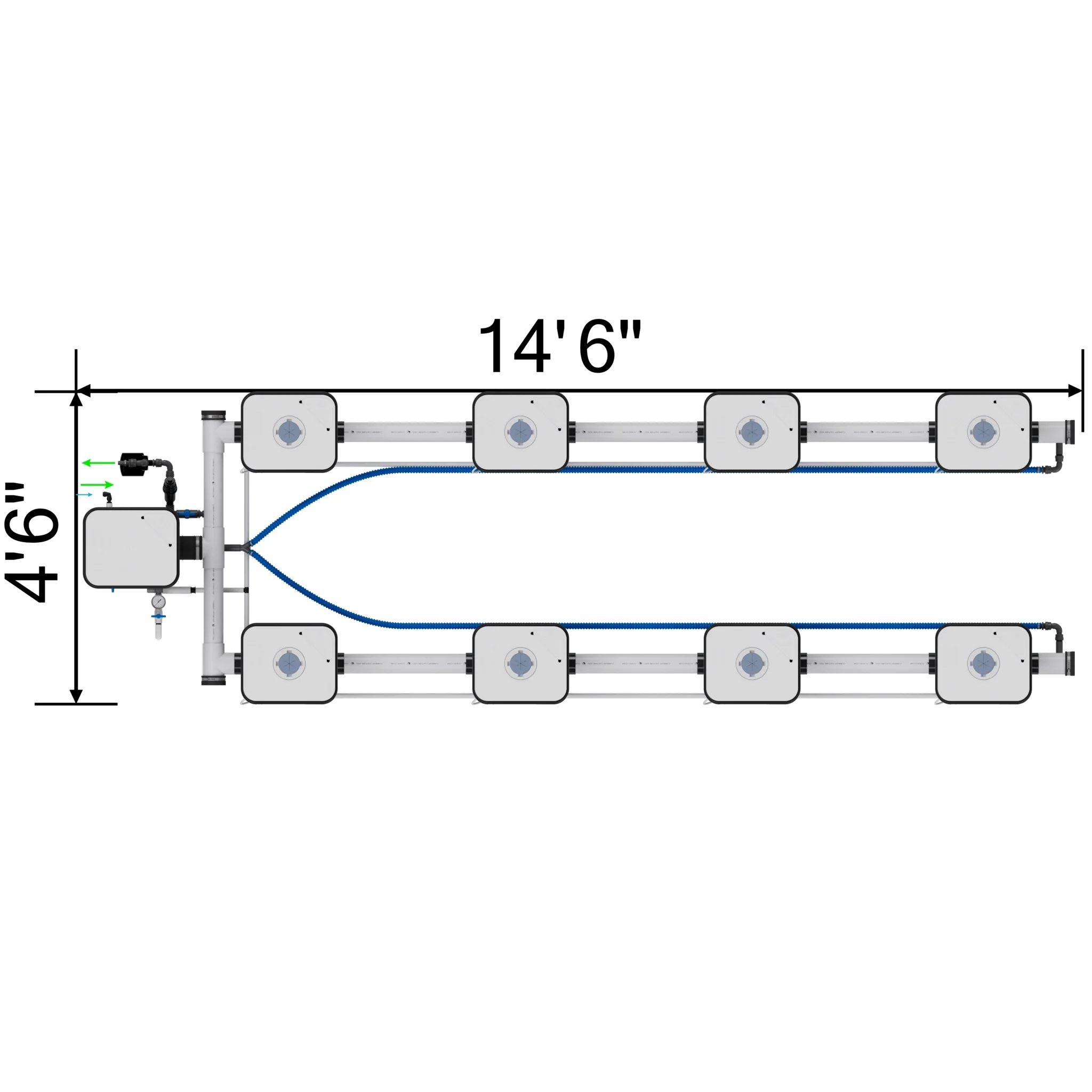 Current Culture Under Current UCXXL13 RDWC System, 8-Site, 2-Row - Image 6
