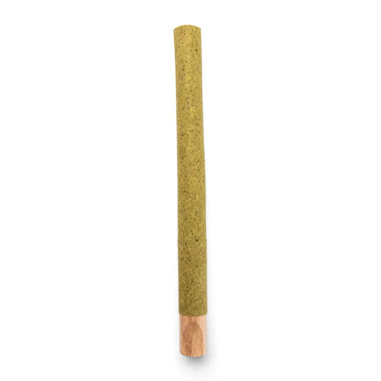Custom Cones USA 109mm Pre-Rolled Tubes, Green Hybrid Hemp Wrap with 9mm Wide Natural Wood Tip - Case of 200