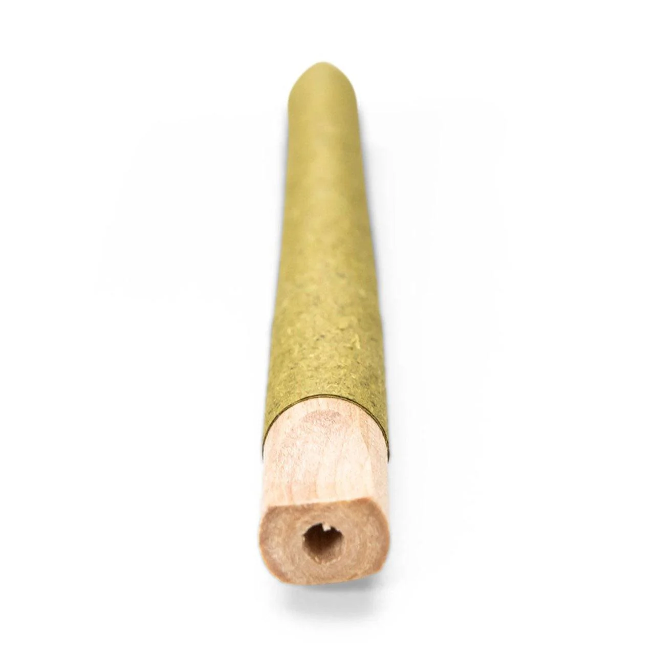 Custom Cones USA 109mm Pre-Rolled Tubes, Green Hybrid Hemp Wrap with 9mm Wide Natural Wood Tip - Case of 200 - Image 2